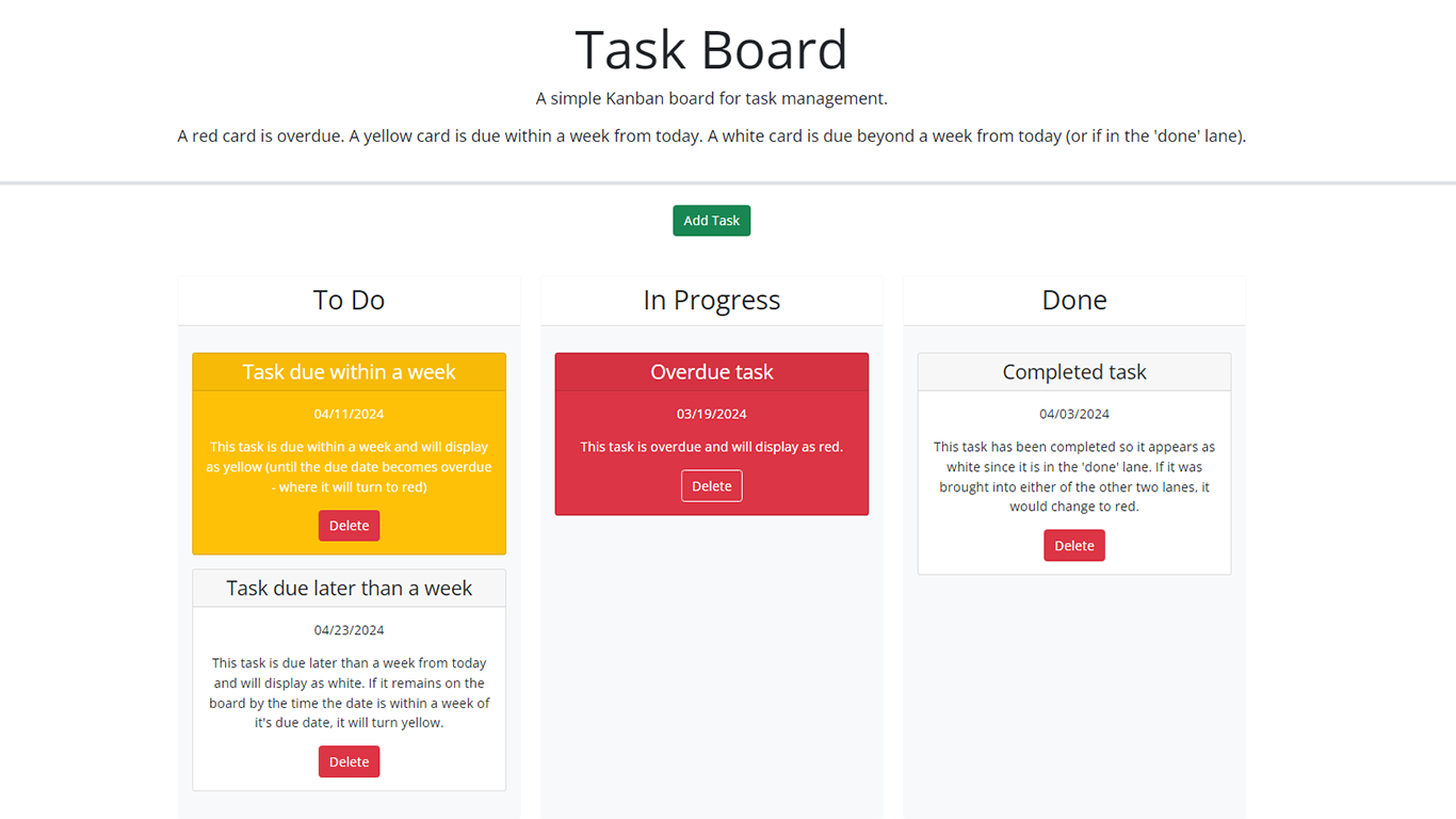 Kanban Task Board